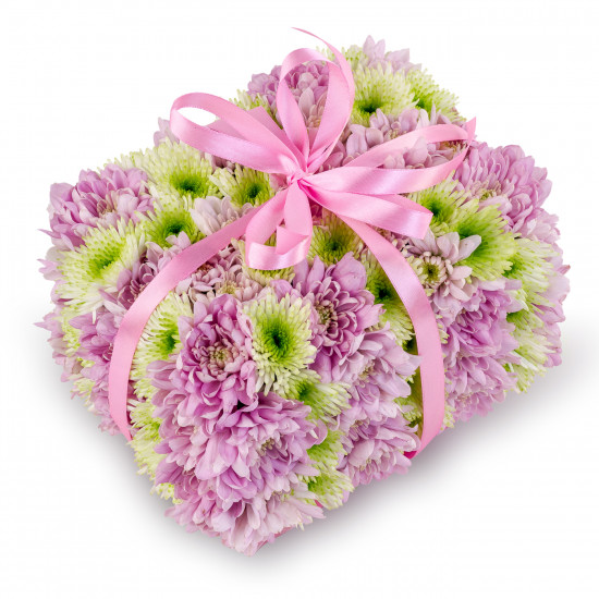 Хризантемы Корзина цветов Приятный подарок