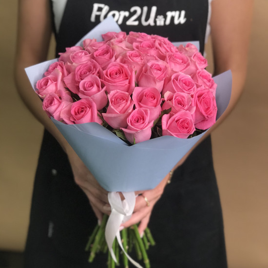 Букеты из роз Букет из 33 роз (35 см)