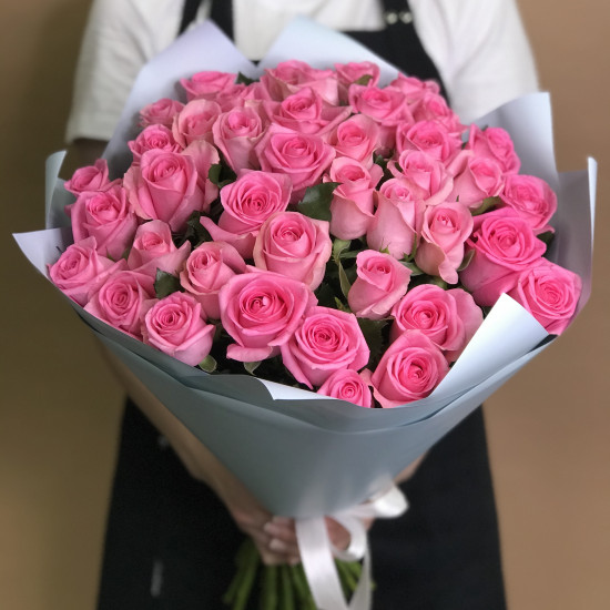 Розы Букет из 41 розовой розы (70 см)