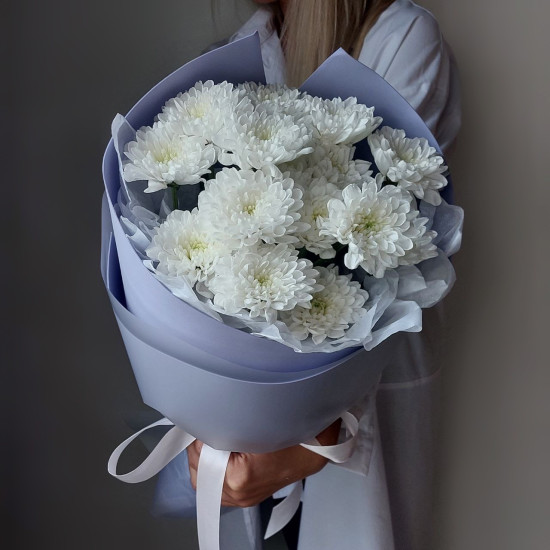 Хризантемы Букет Сахарное утро