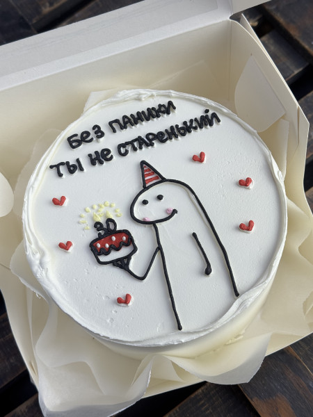 Бенто-торт "Без паники"