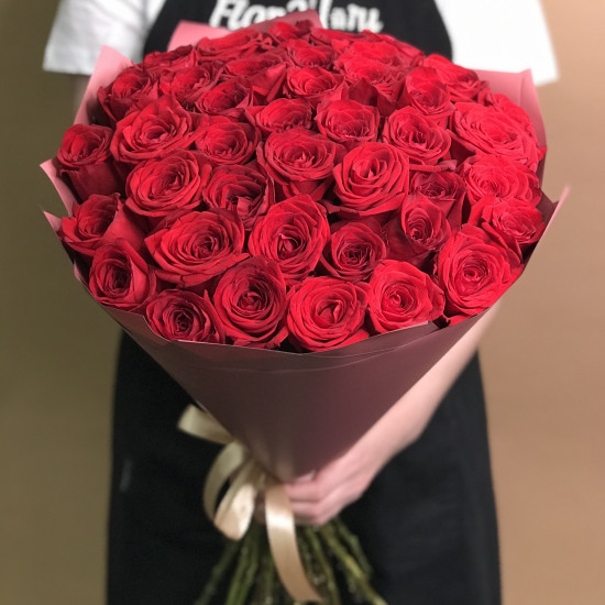 Розы Букет из 45 красных роз (60 см)