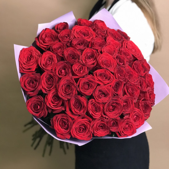 Розы Букет из 51 красной розы (70 см)