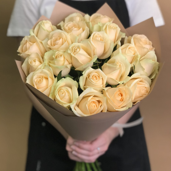 Букеты из роз Букет из 21 розы (70 см)