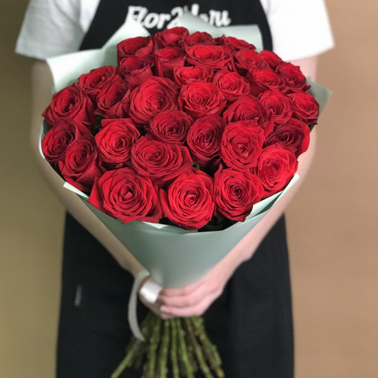 Розы Букет из 33 красных роз (60см)