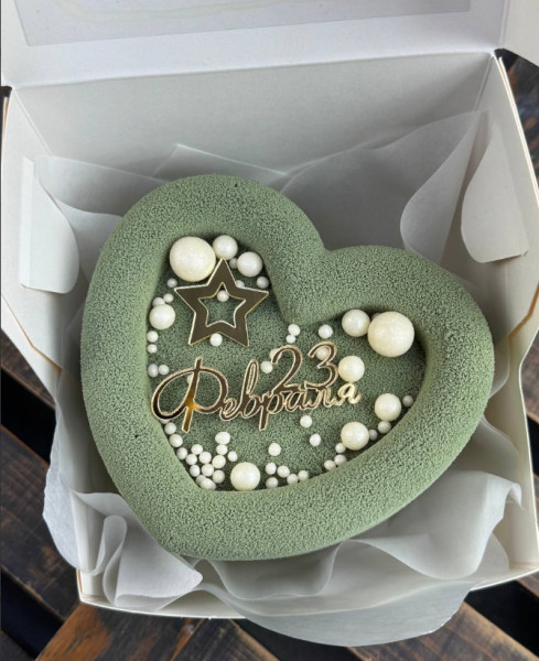 Муссовый бенто-торт "С 23 февраля" 