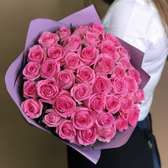 Розы Букет из 41 розовой розы (40 см)