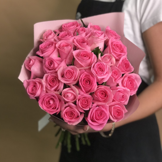 Розы Букет из 31 розовой розы (40 см)