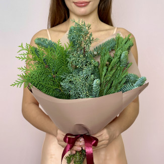 Новогодняя коллекция Букет хвойный