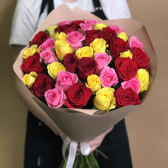 Букеты из роз Букет 41 роза (60 см)