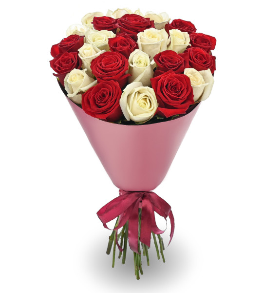 Букет из 21 розы купить с доставкой в Москве