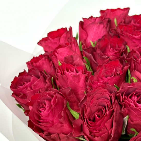 Букеты из роз Букет из 21 розы Рэд Пэйшн