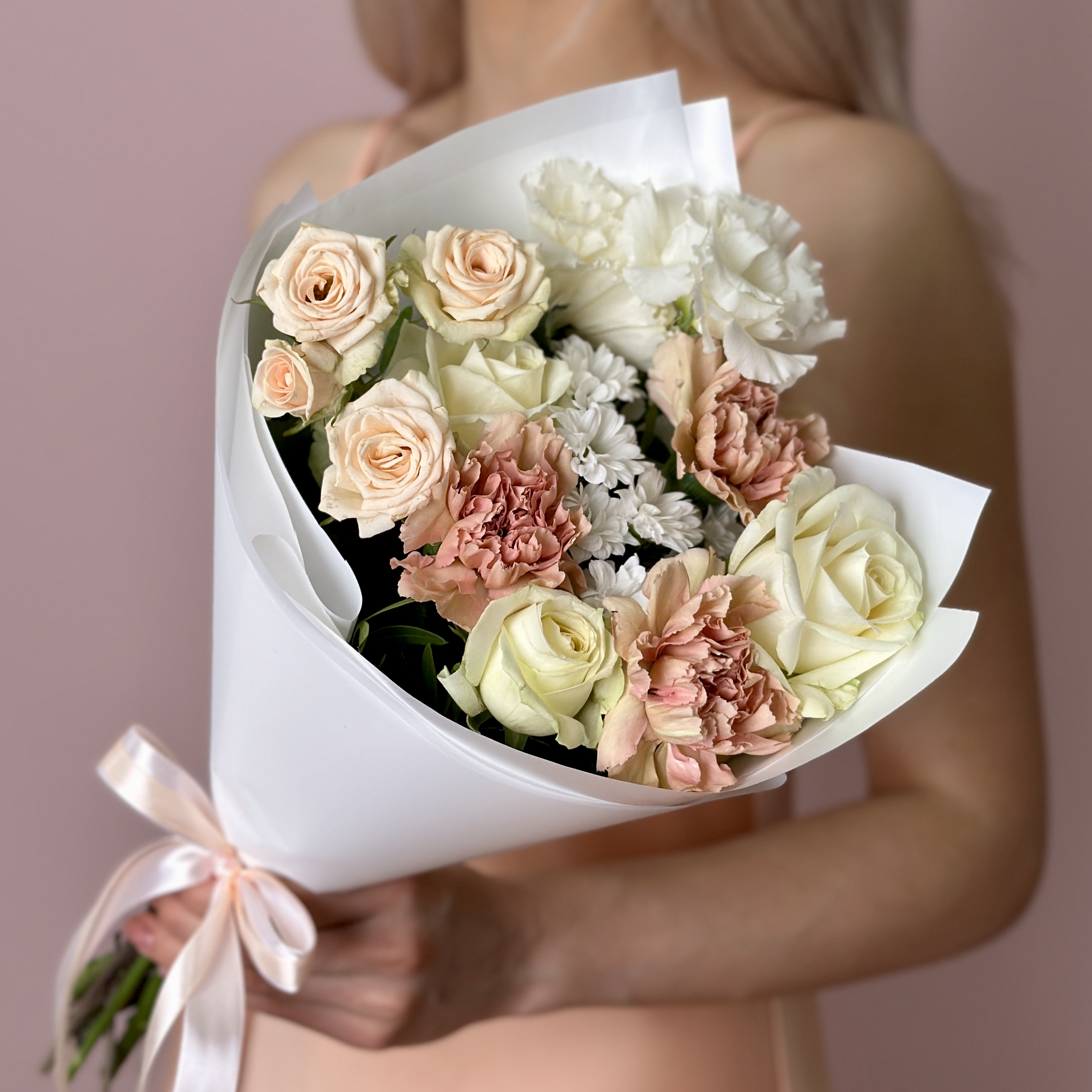 Эустома Букет Миниатюра