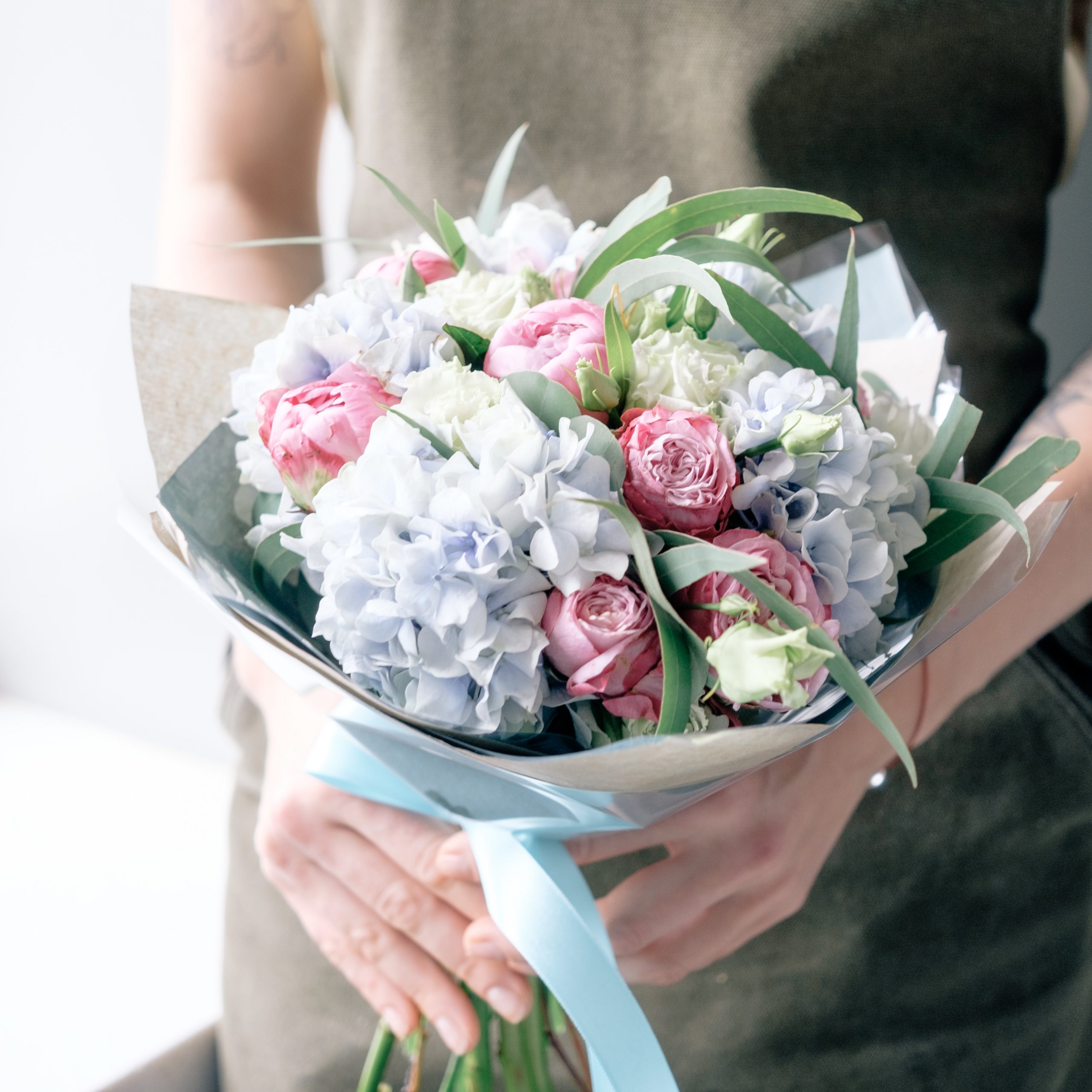 Гортензии Букет Мелания