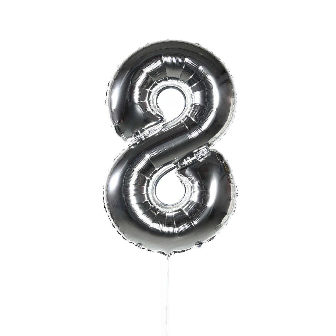Воздушные шары Цифры (серебро) 8 40 дюймовые радужные цифры фольгированные воздушные шары конфетница украшения для дня рождения детские подарочные шары