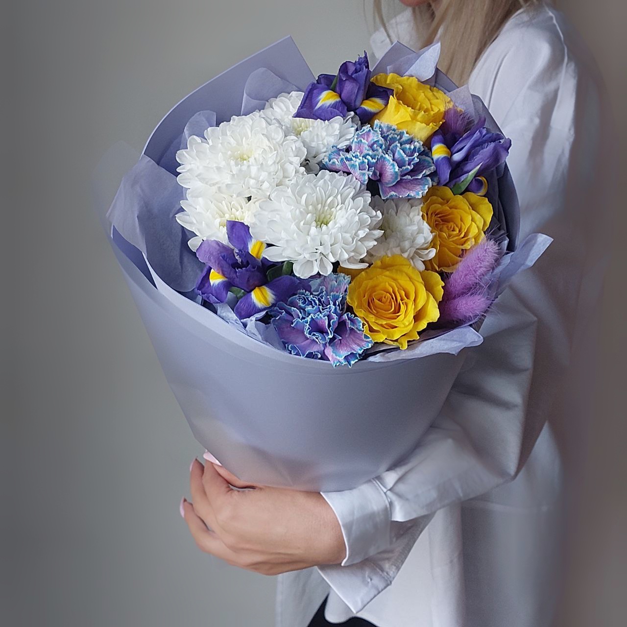 Ирисы Букет Радужные грезы