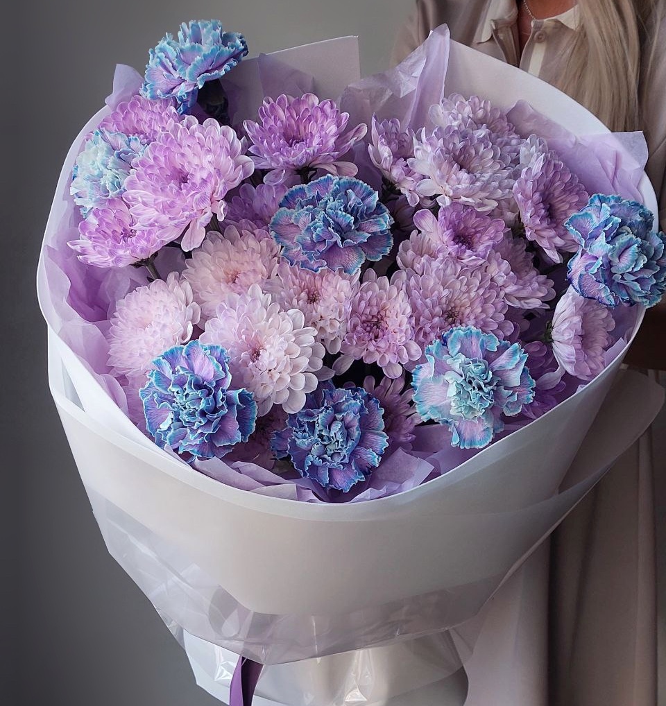 Гвоздики Букет Цветные сны