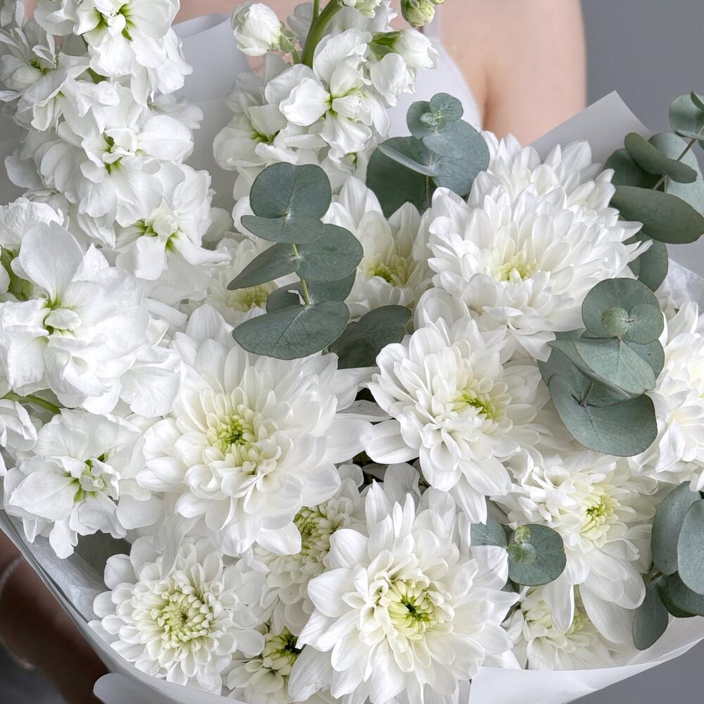 Маттиола Букет Белый ангел