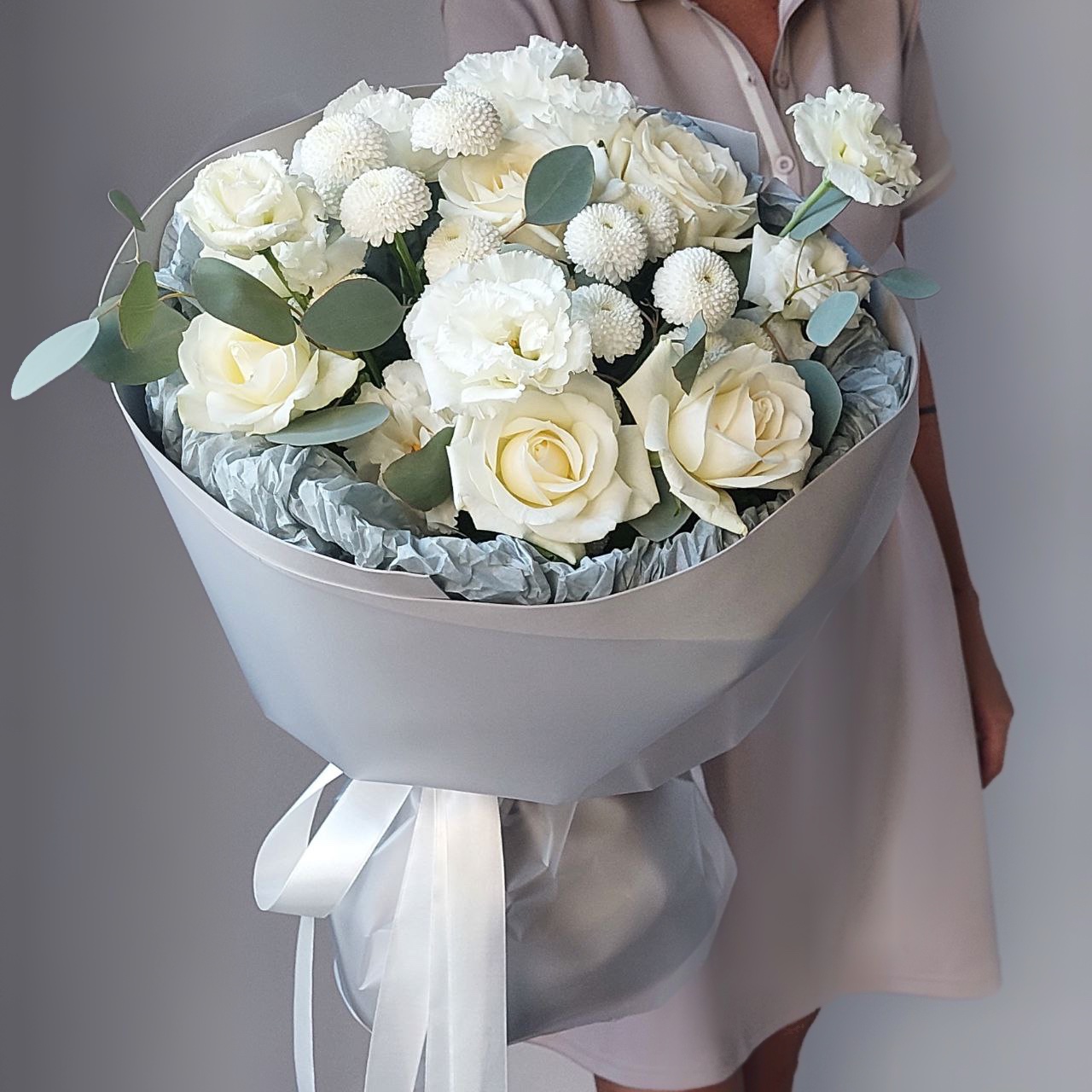 Букеты из роз Букет Светлый миг