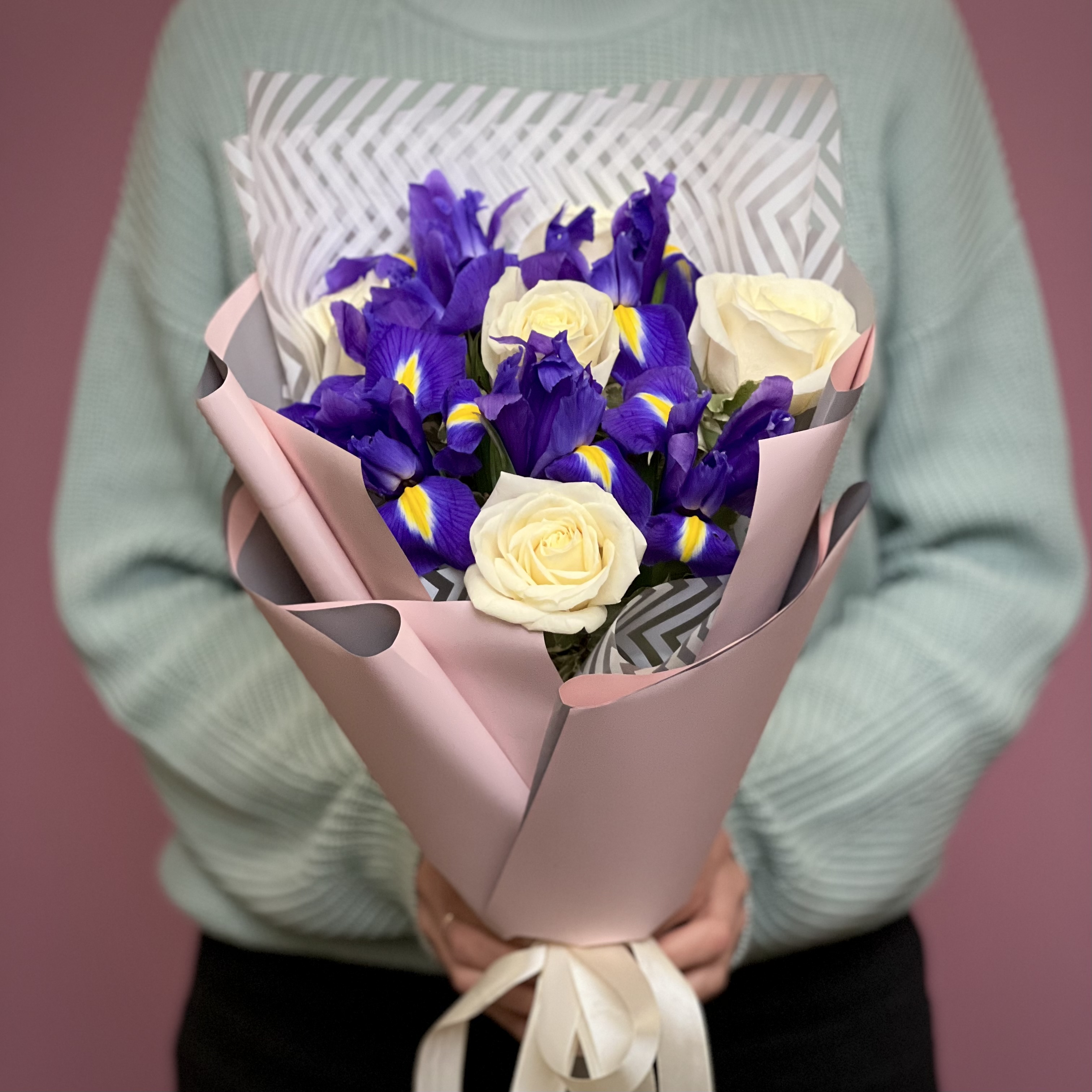 Ирисы Букет Хороший день