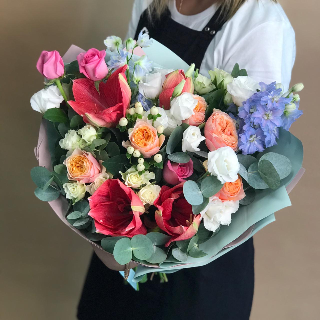 Амариллисы Букет Знойный день