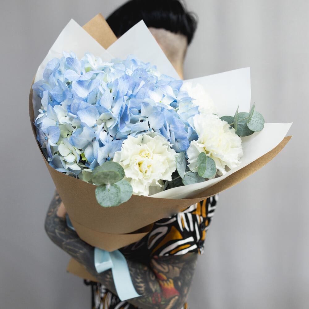 Гвоздики Букет Лунный свет