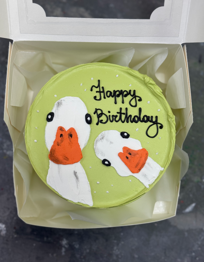 Для crm Бенто-торт "Гусь"