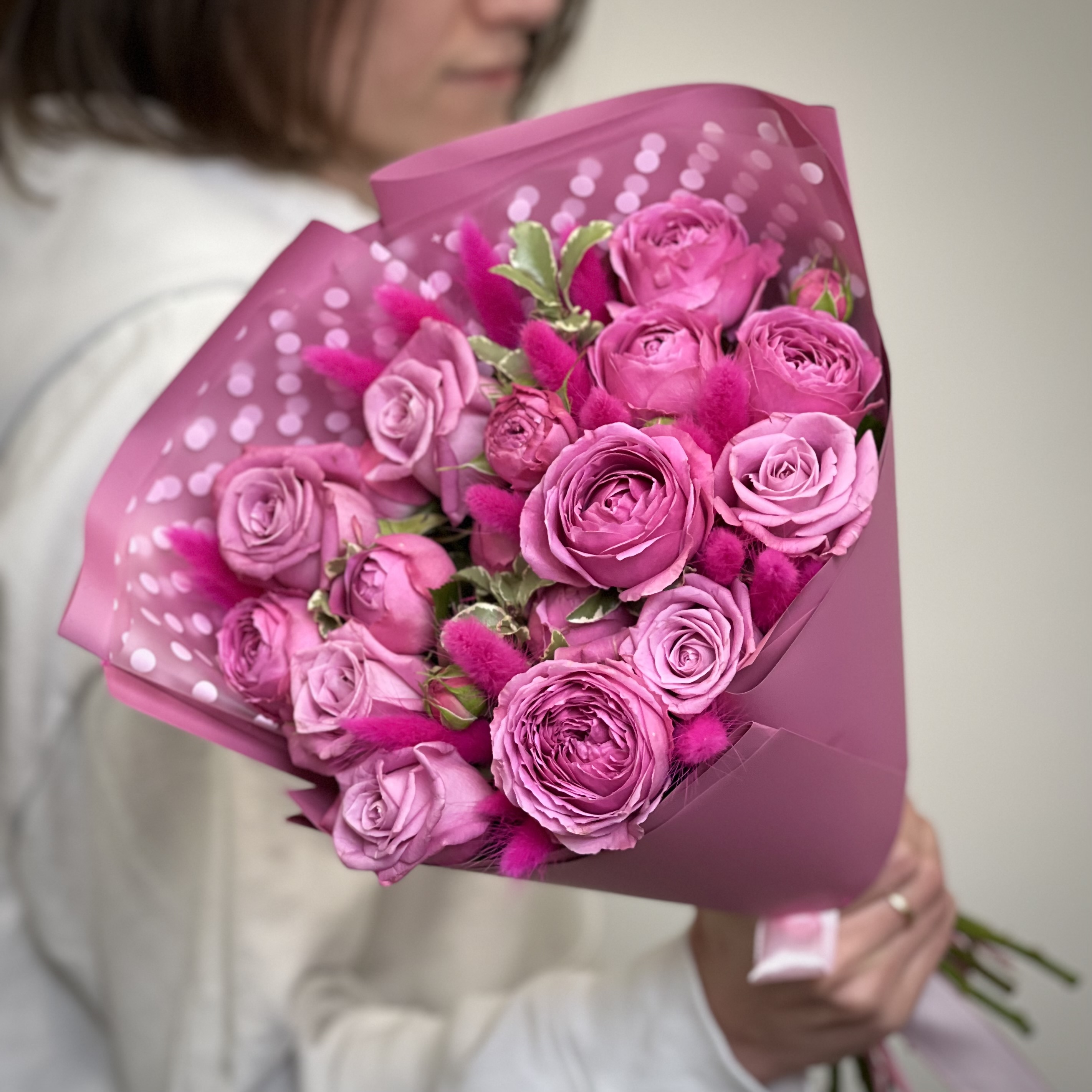 Букеты из роз Букет Первый поцелуй