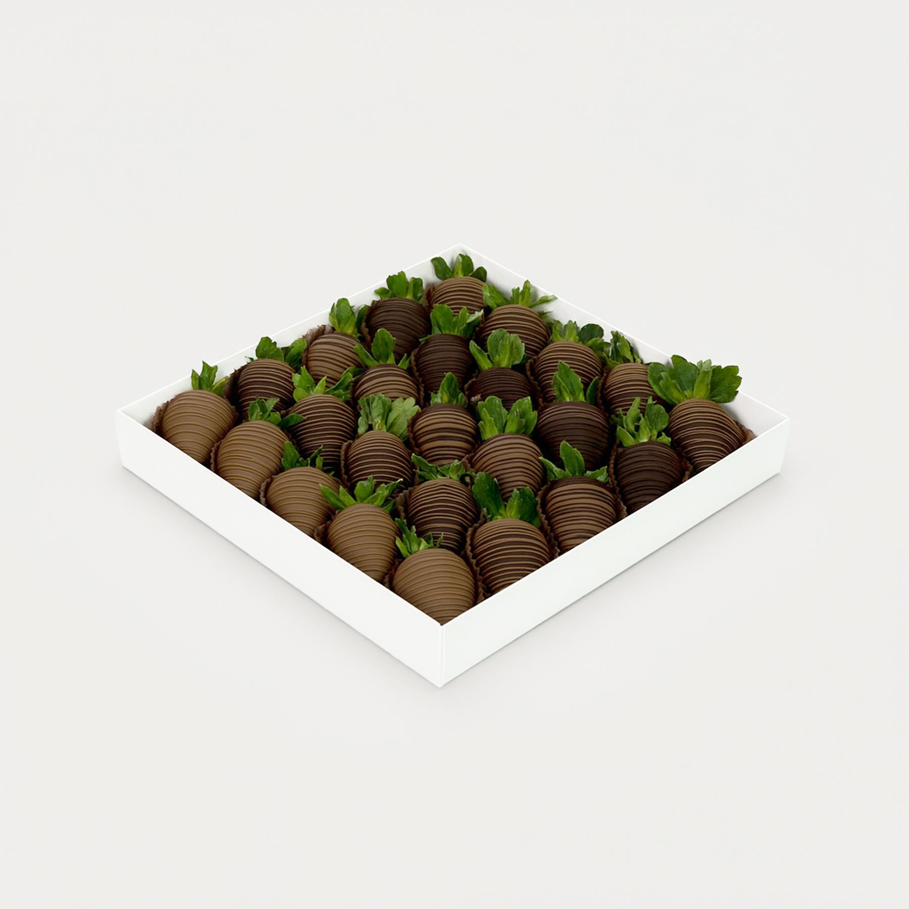 Для crm Набор клубники в шоколаде Тёмно-молочная сказка L