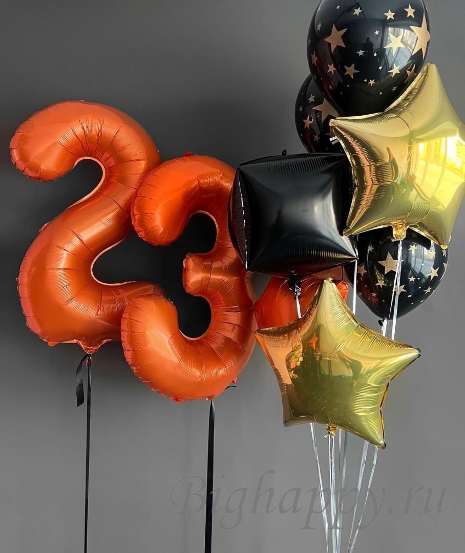 Для crm Воздушные шары "23 февраля - яркий праздник "