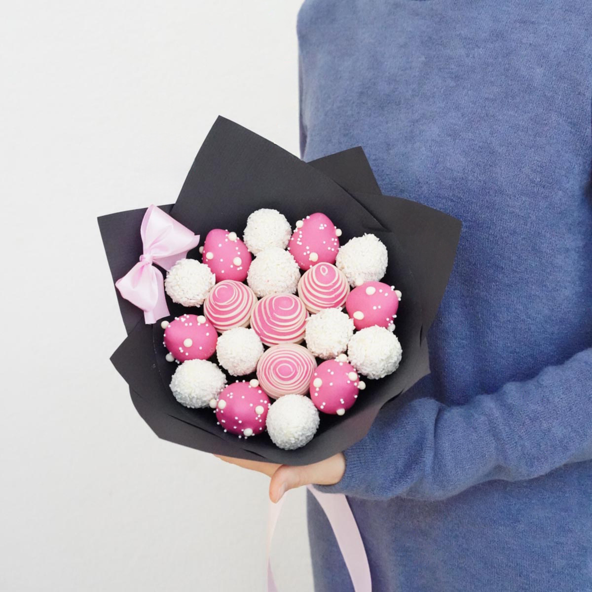 Для crm Букет из клубники в шоколаде Дыхание любви S