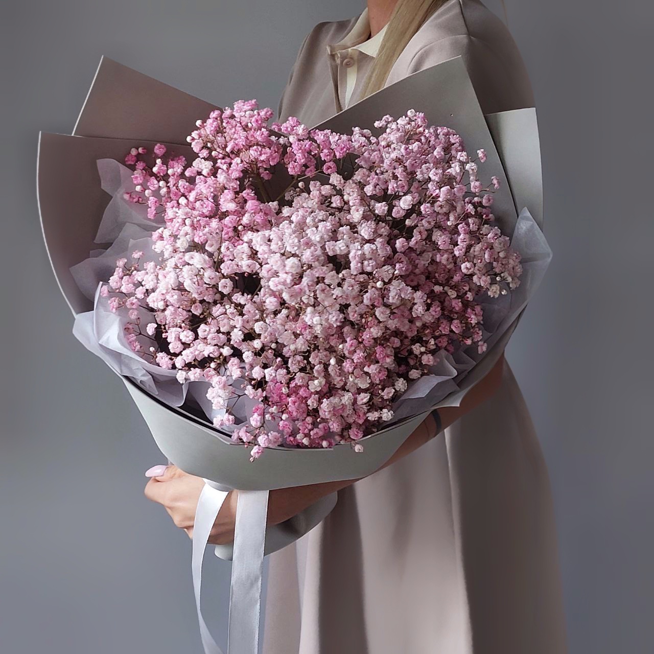 Гипсофила Букет Розовый вихрь
