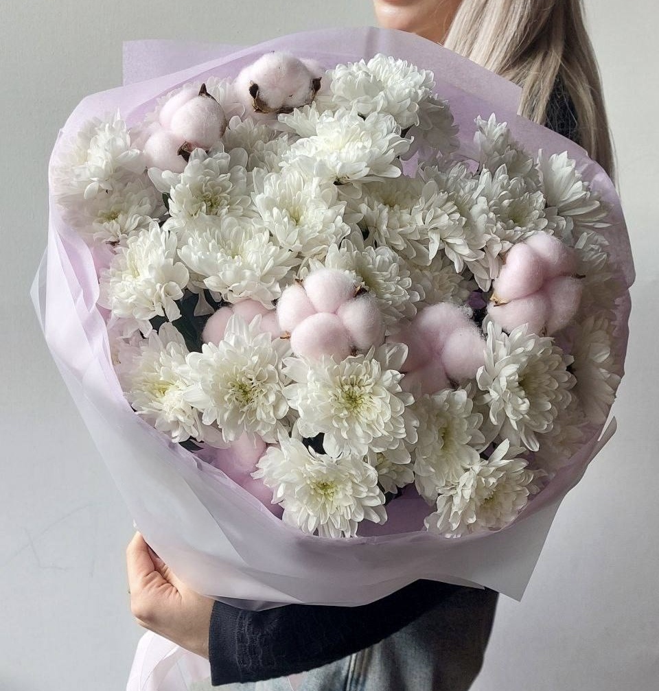 Хризантемы Букет Сладкий шёпот