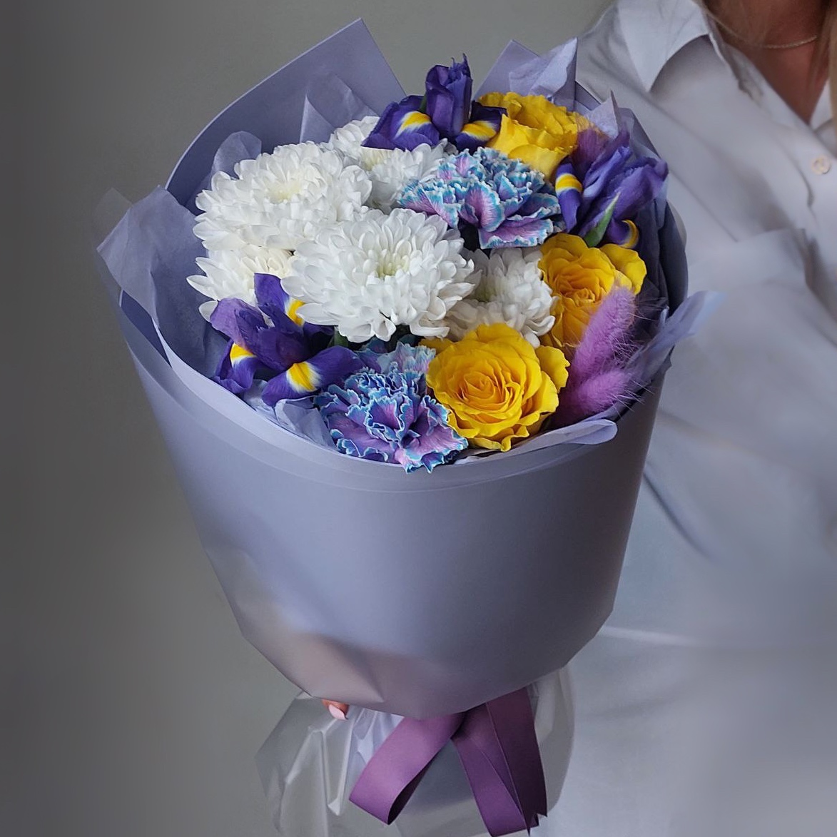 Ирисы Букет Радужные грезы