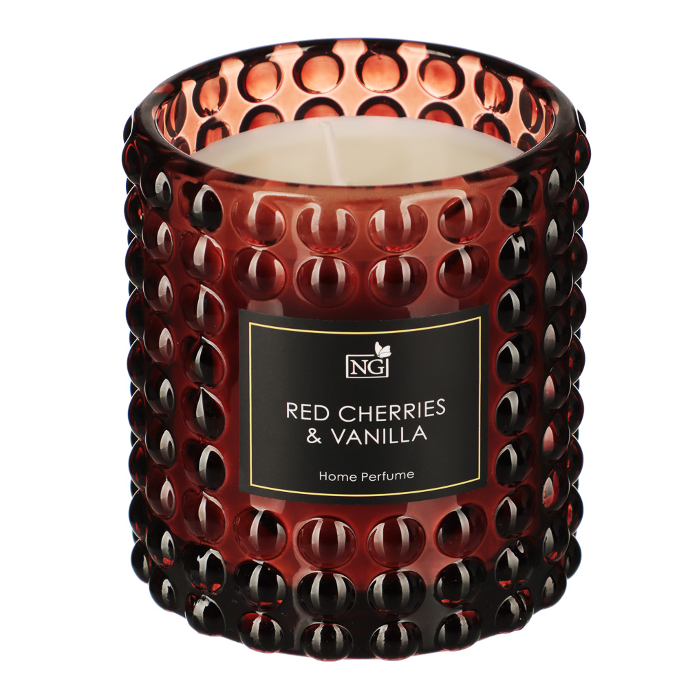 Свеча Home Perfume 175 гр. красная вишня и ваниль ароматическая свеча french cade lavender лаванда и вербена свеча в декоративном подсвечнике 113г