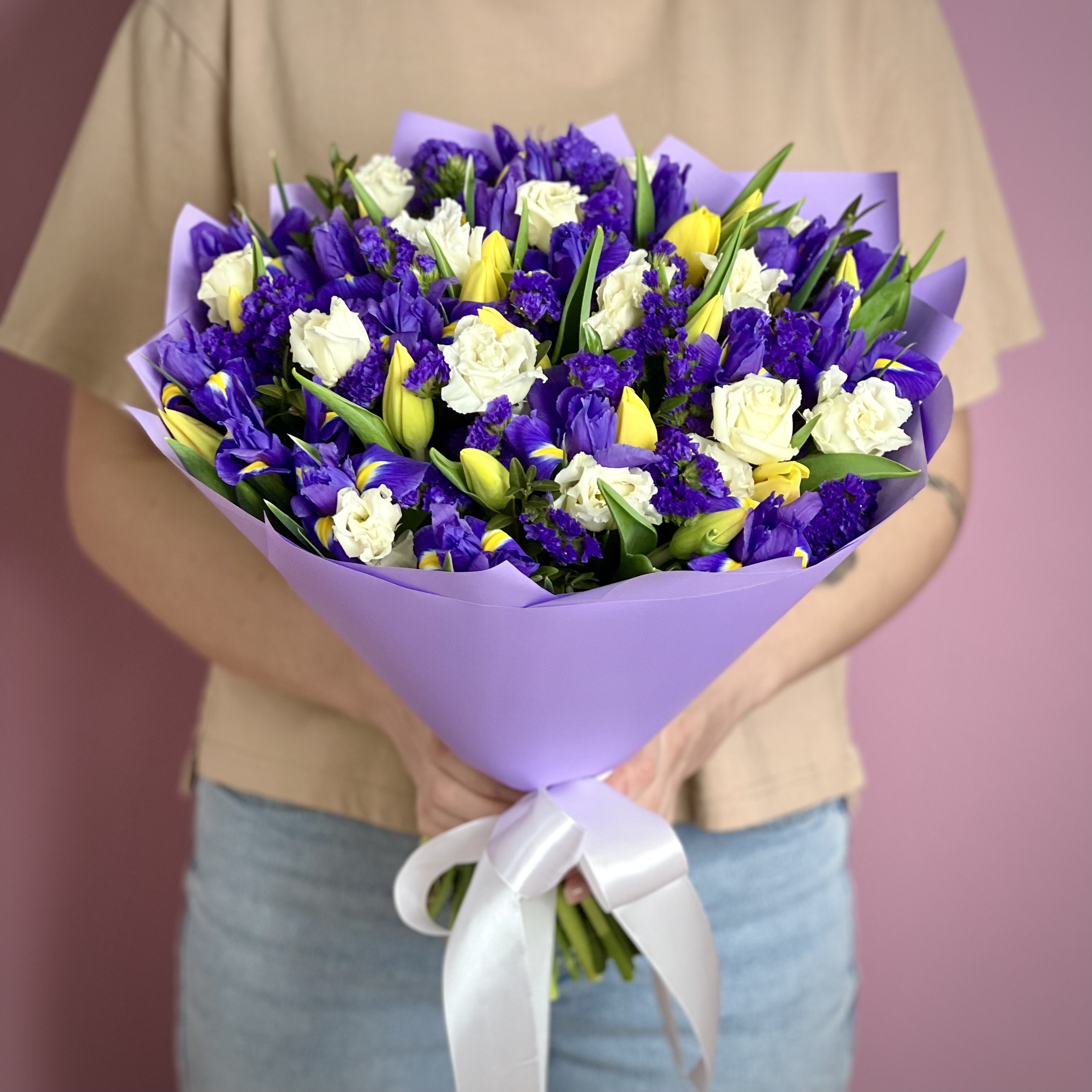 Ирисы Букет Родное поле