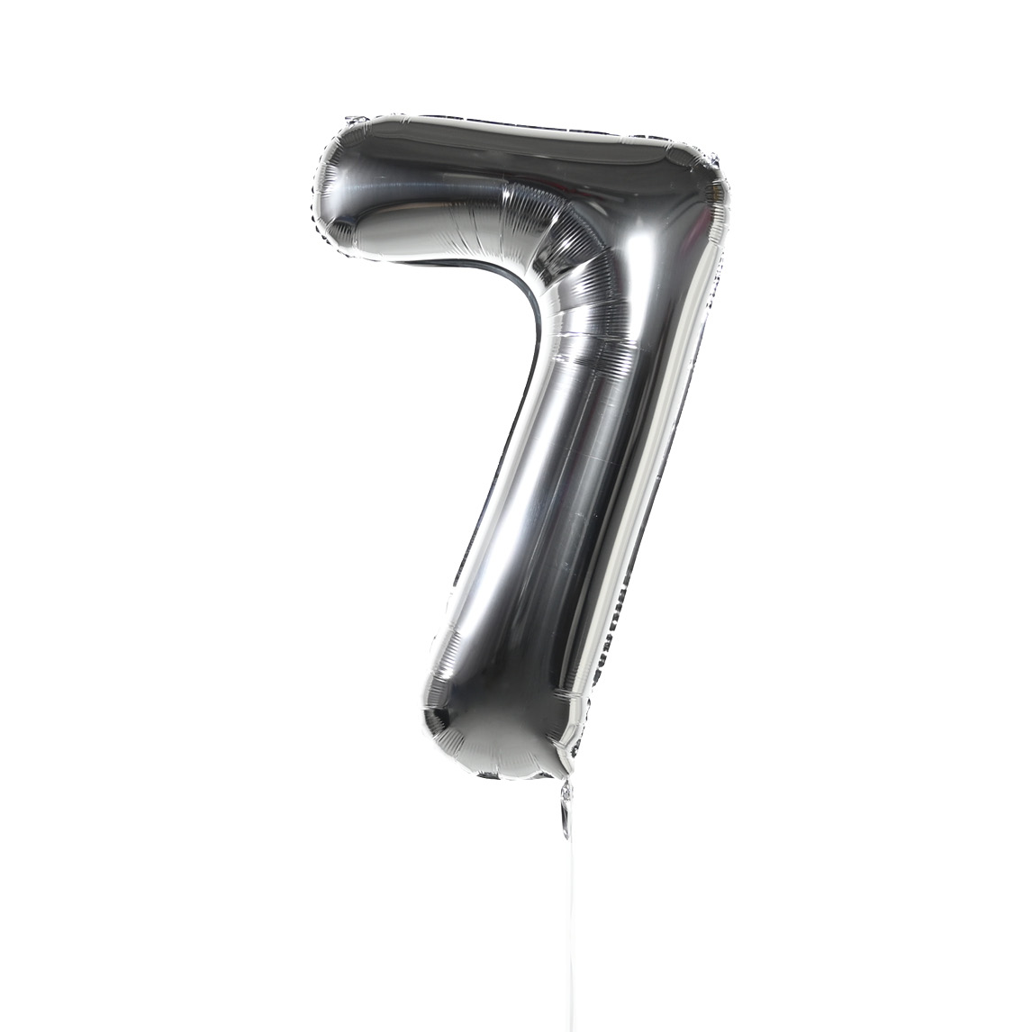 Воздушные шары Цифры (серебро) 7 40 дюймовые радужные цифры фольгированные воздушные шары конфетница украшения для дня рождения детские подарочные шары