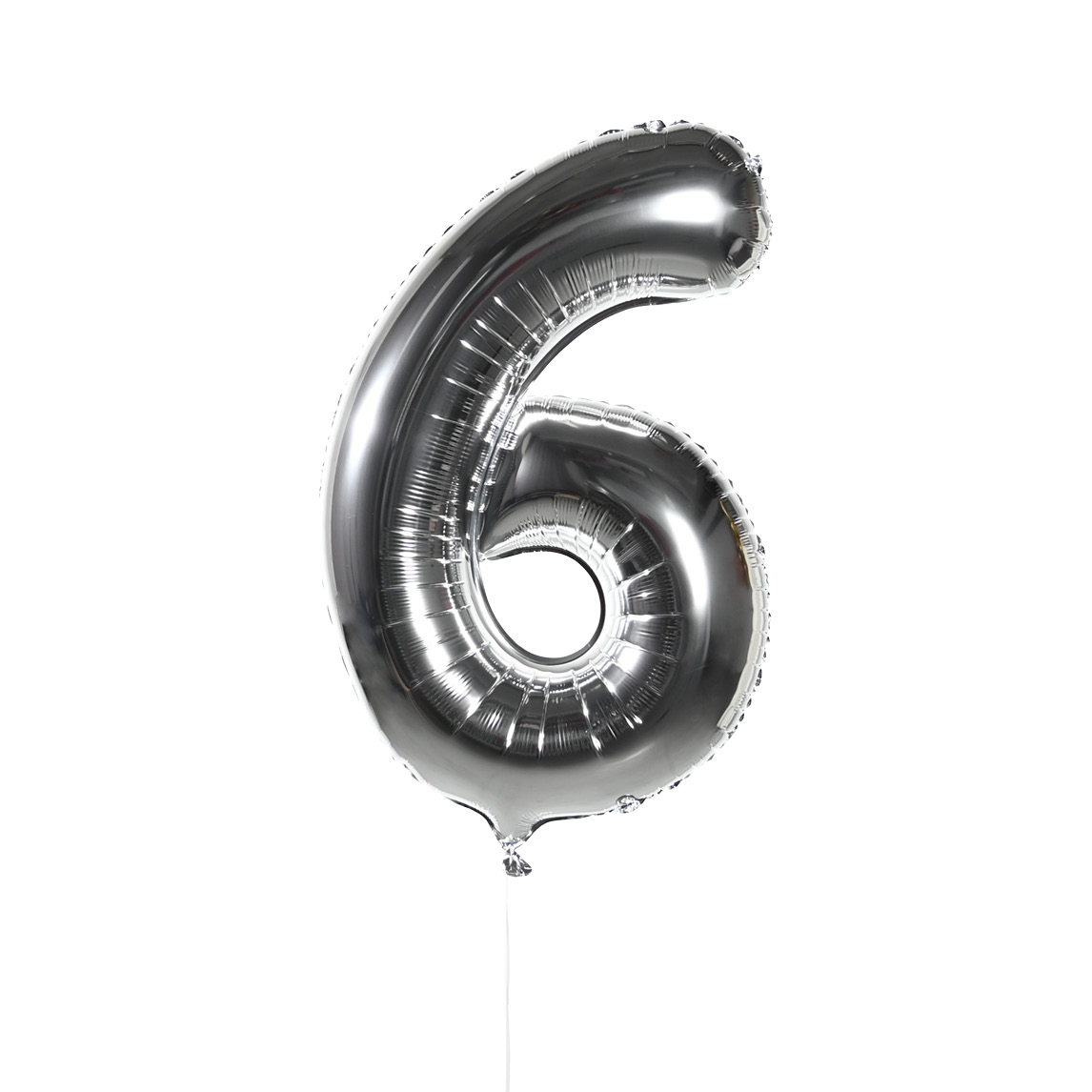 Воздушные шары Цифры (серебро) 6 40 дюймовые радужные цифры фольгированные воздушные шары конфетница украшения для дня рождения детские подарочные шары