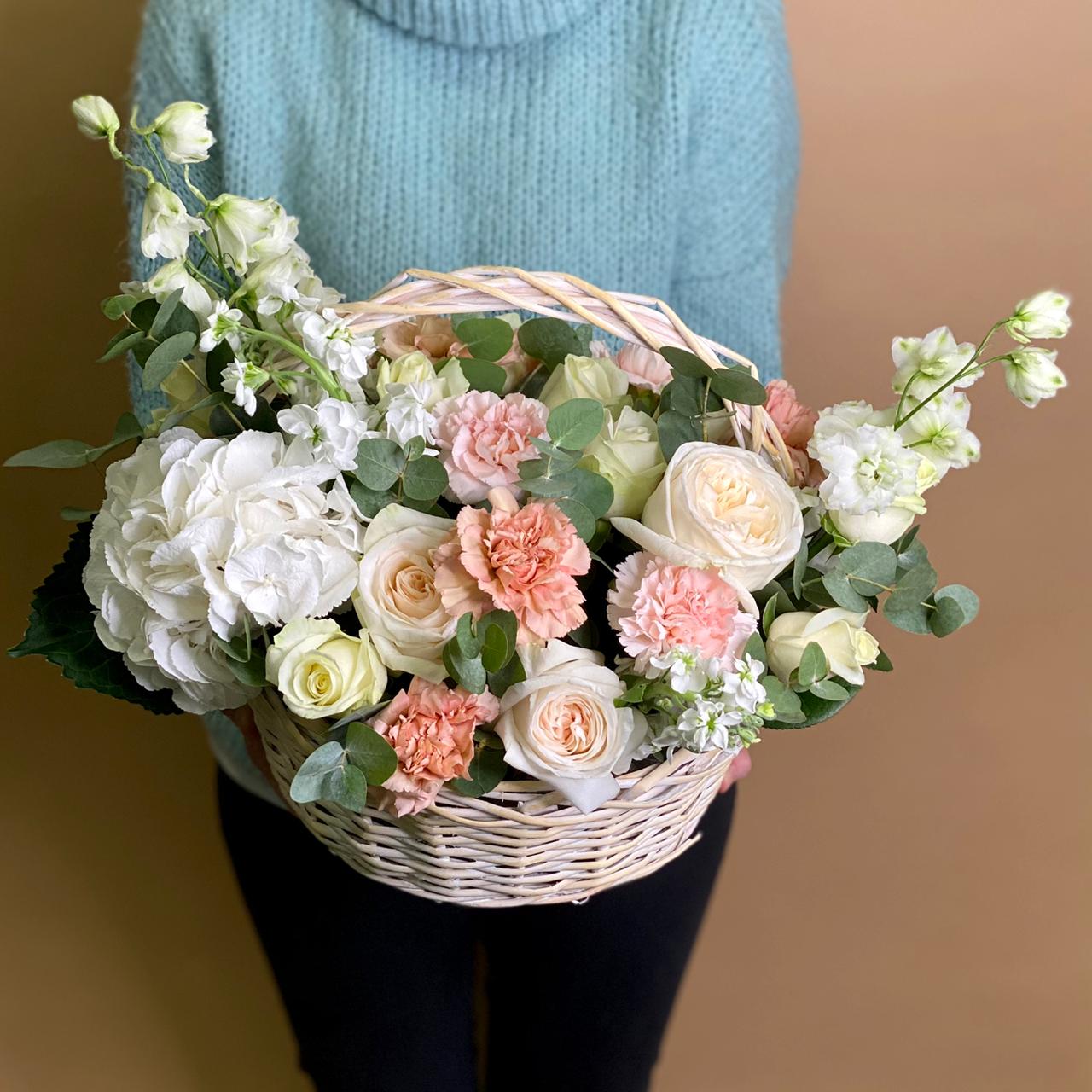 Гортензии Корзина цветов Глория Чейз