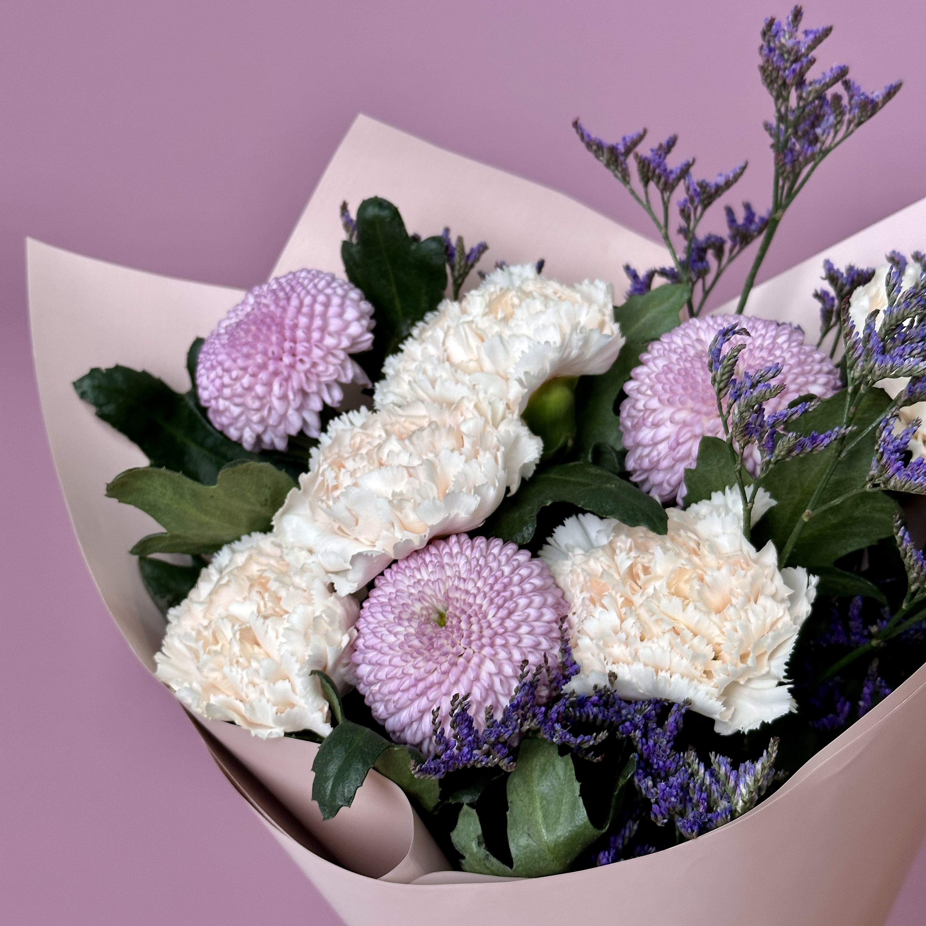 Гвоздики Букет Полночь в Париже