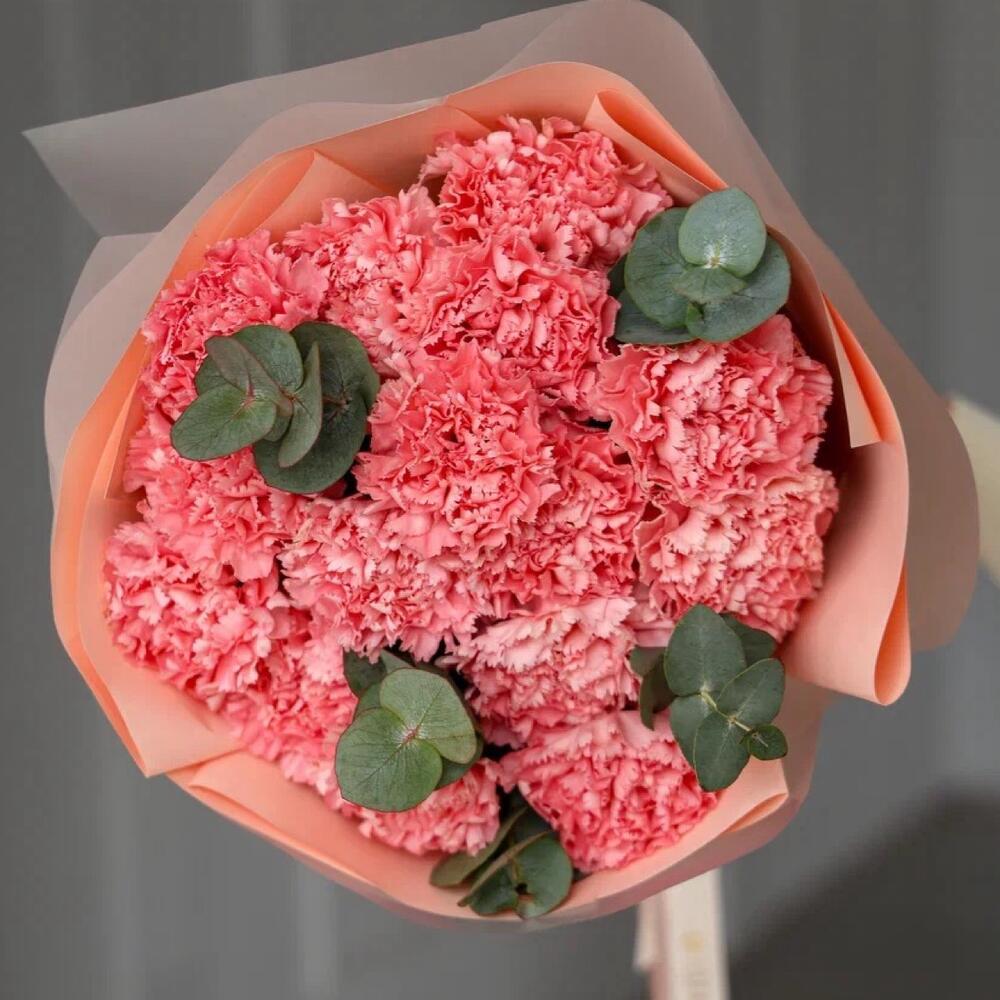 Гвоздики Букет Розовый пунш