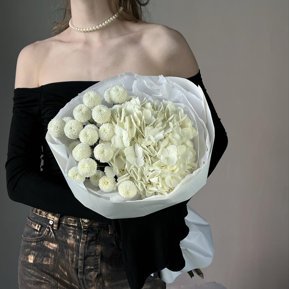 Хризантемы Букет Бархатное утро