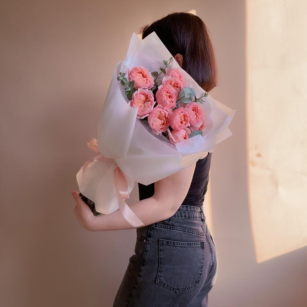 Кустовая роза Букет Элегантность в цвету