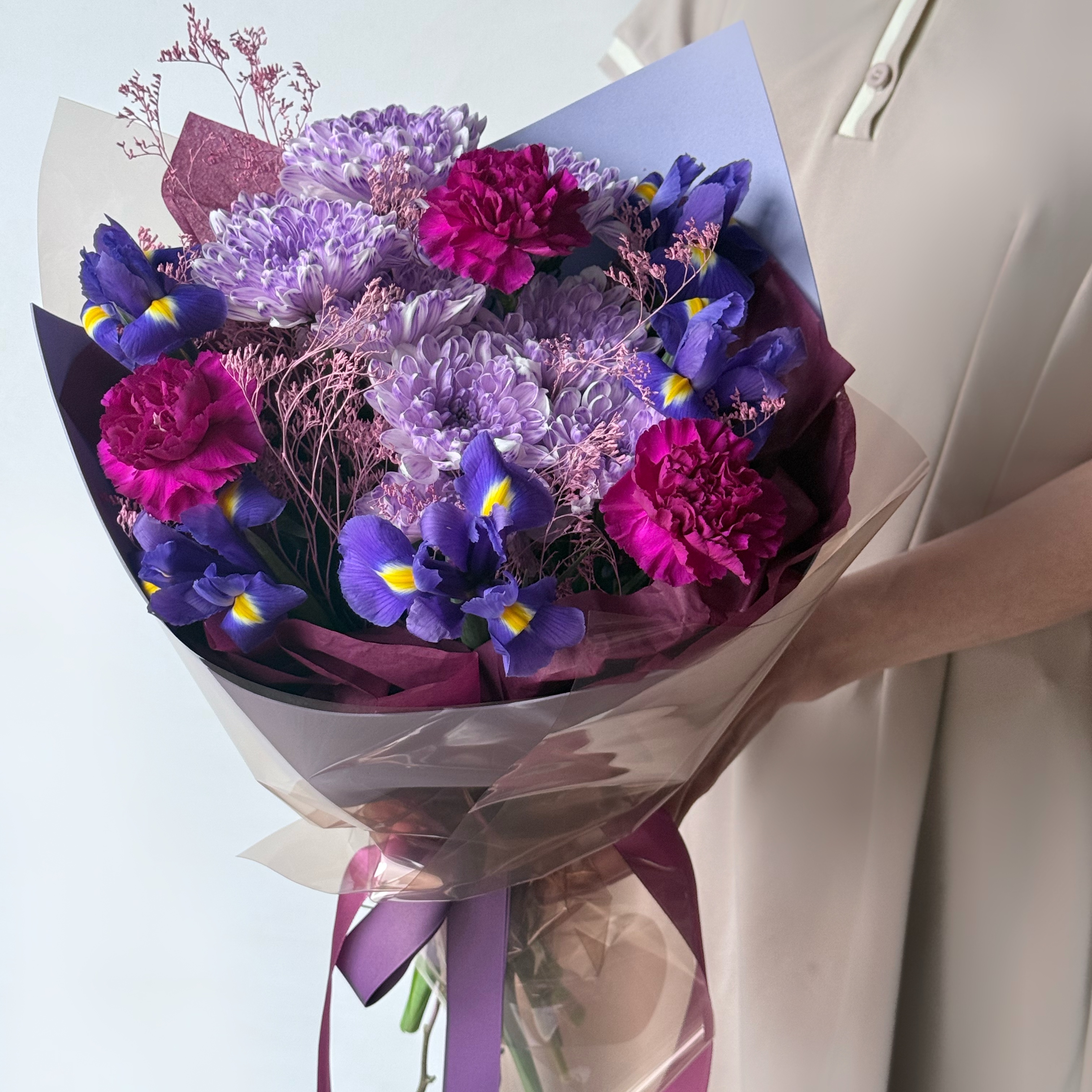 Ирисы Букет Яркое признание