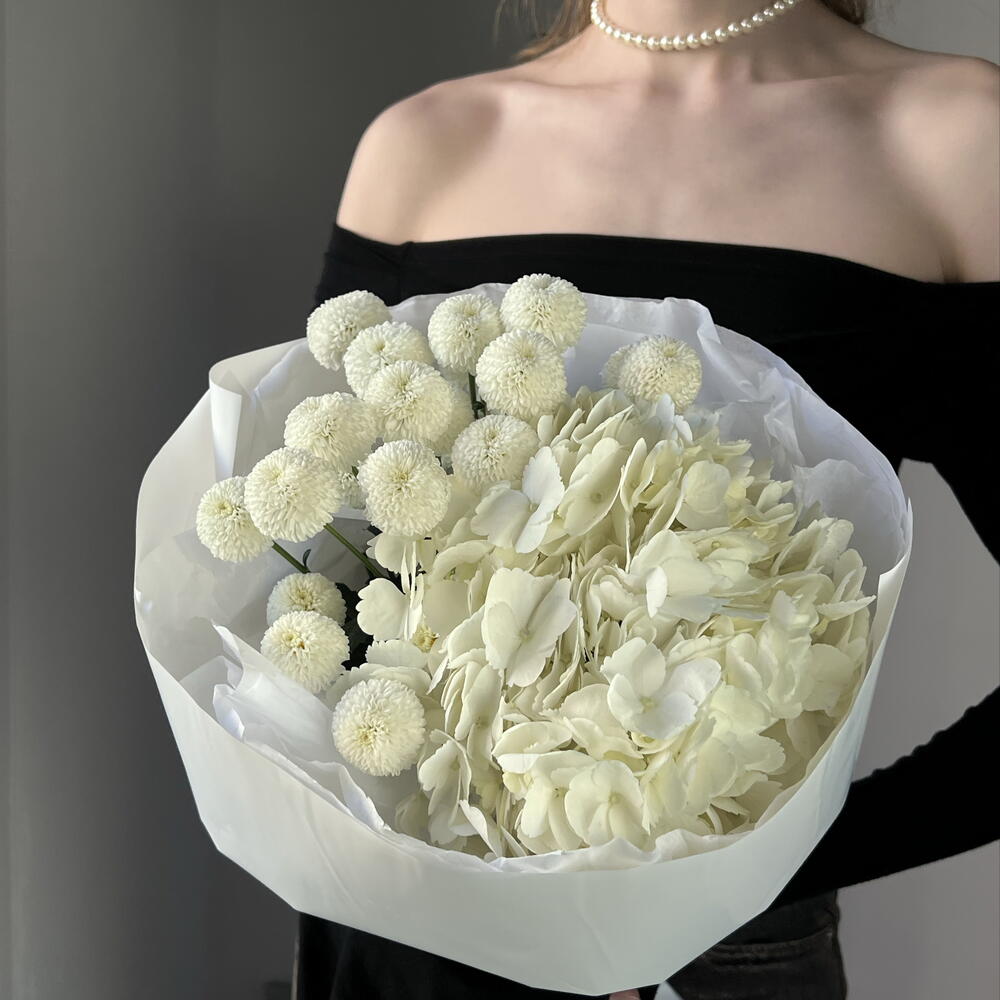 Хризантемы Букет Бархатное утро