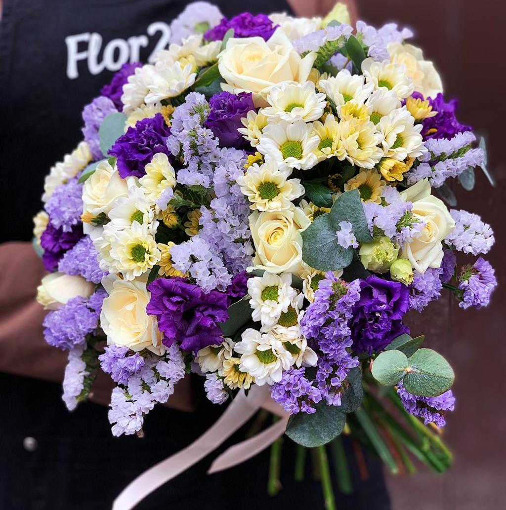 Хризантемы Букет Маргарита