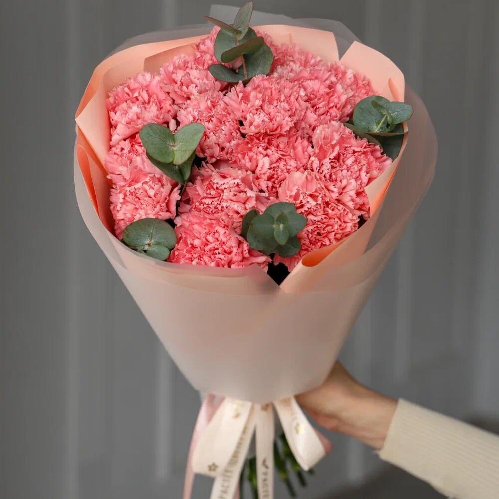 Гвоздики Букет Розовый пунш