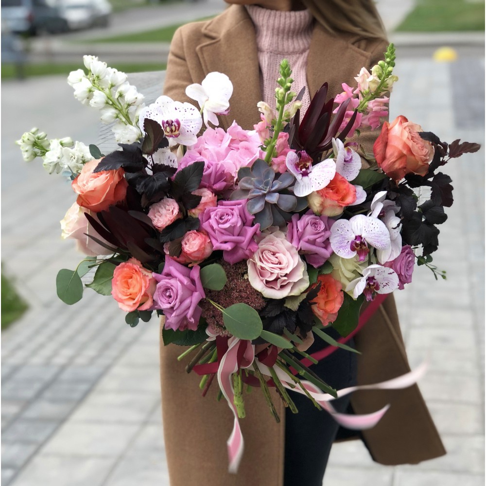Суккуленты Букет Космос