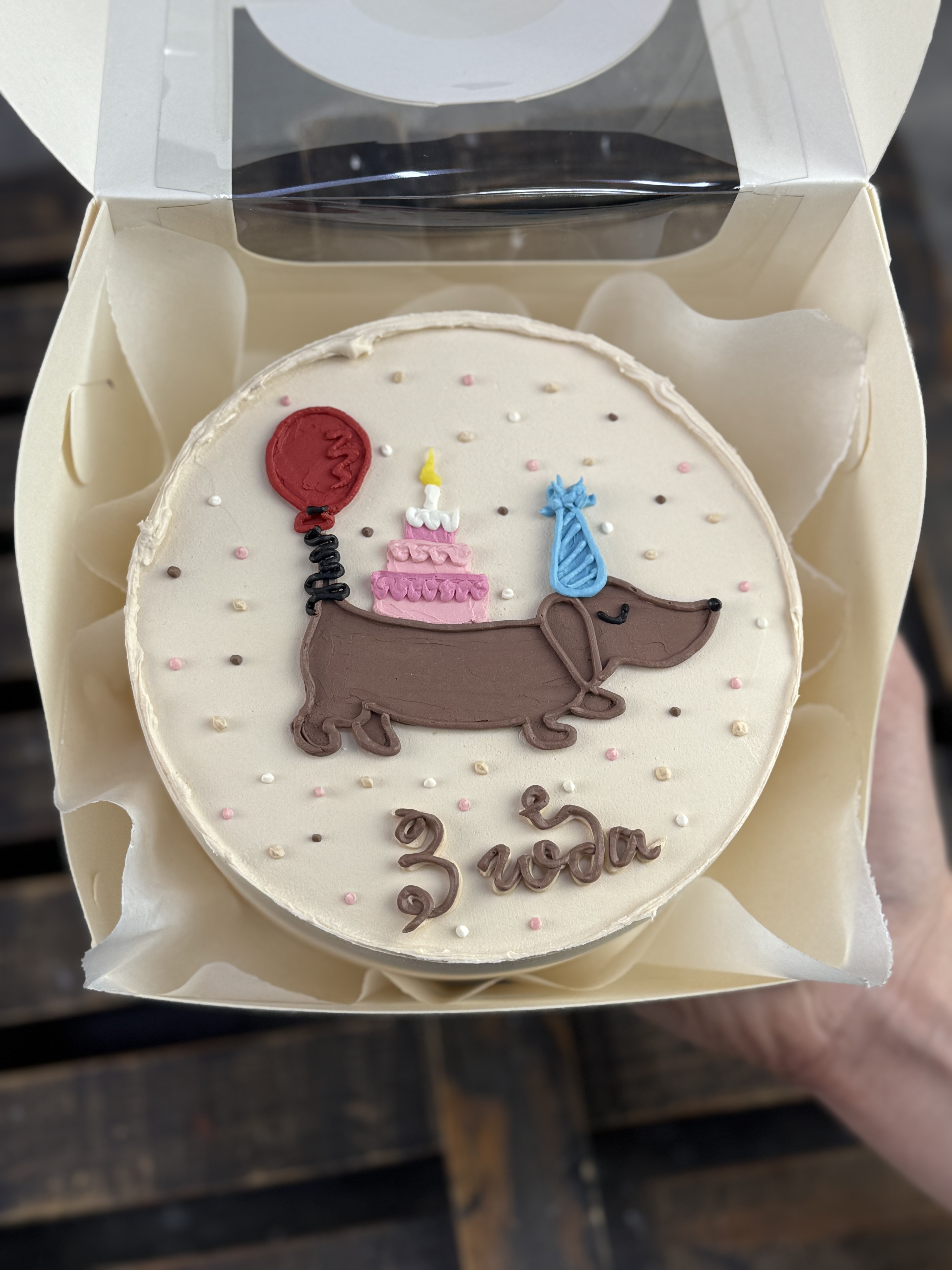 Для crm Бенто-торт "на три года"