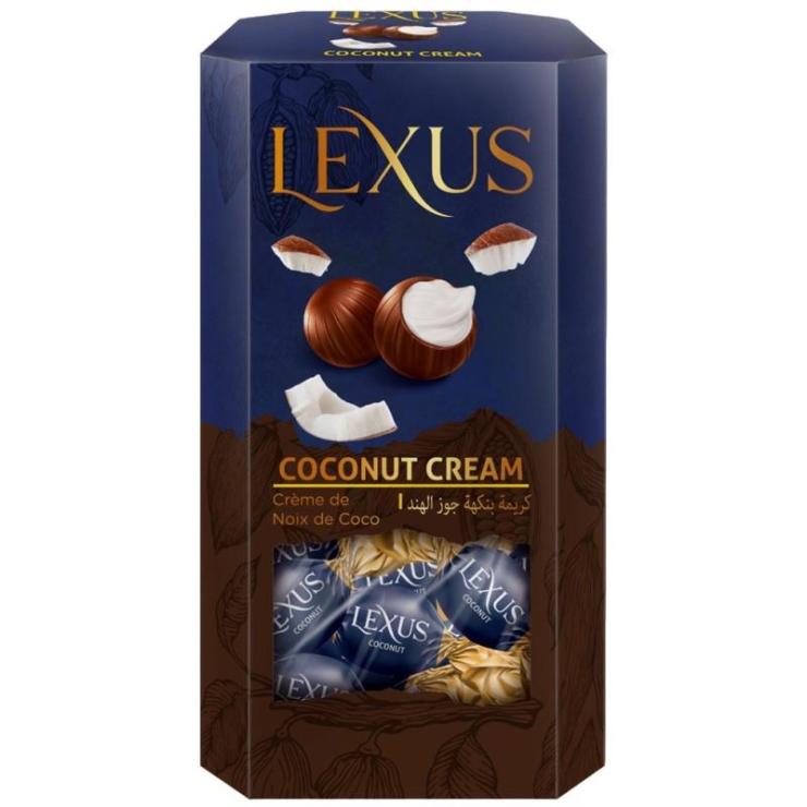 Конфеты LEXUS молочный шоколад Кокос 120 гр.